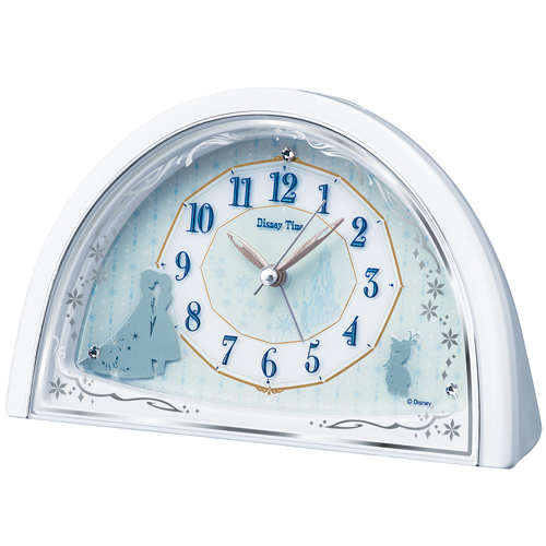 【セイコー】SEIKO ディズニータイム・置き時計 アナと雪の女王　FD476W【時の逸品館】