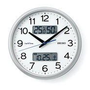 【セイコー】SEIKO ハイブリッド電波掛け時計ネクスタイム ZS251S【時の逸品館】