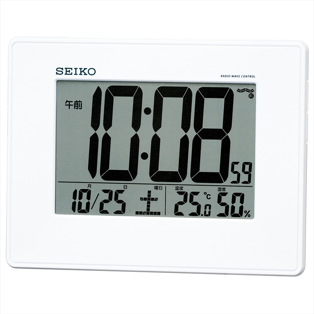セイコー】SEIKO 置き掛け両用電波時計