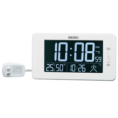 【セイコー】SEIKO LEDデジタルカレンダー電波時計 DL216W【時の逸品館】