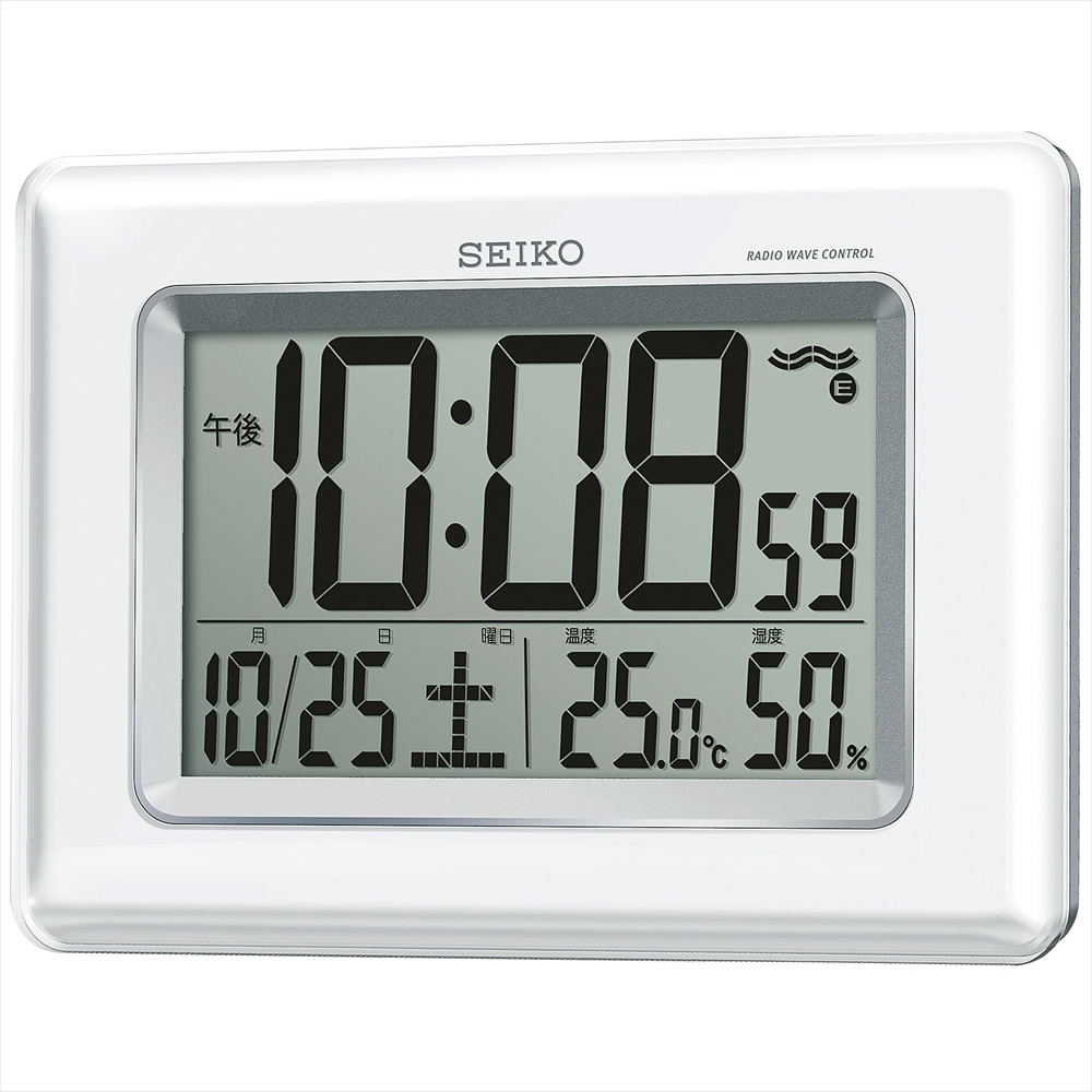 SEIKO 電波目覚まし時計 SQ422W