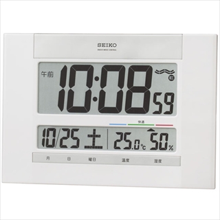【セイコー】SEIKO 置き掛け両用電波時計 SQ429W 【時の逸品館】