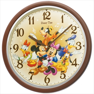 【セイコー】SEIKO キャラクター時計 掛け時計 ディズニータイム・FW569B 【時の逸品館】