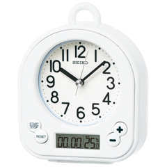【セイコー】SEIKO 生活防水・タイマー機能付き置き時計 BZ358W 【時の逸品館】
