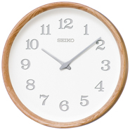 【セイコー】SEIKO 電波掛け時計 nu･ku･mo･ri KX239A・オーク 【時の逸品館】