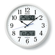 【セイコー】SEIKO ハイブリッド電波掛け時計ネクスタイム ZS250W 【時の逸品館】