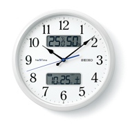 【セイコー】SEIKO ハイブリッド電波掛け時計ネクスタイム ZS251W 【時の逸品館】