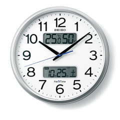 【セイコー】SEIKO ハイブリッド電波掛け時計ネクスタイム ZS250S 【時の逸品館】